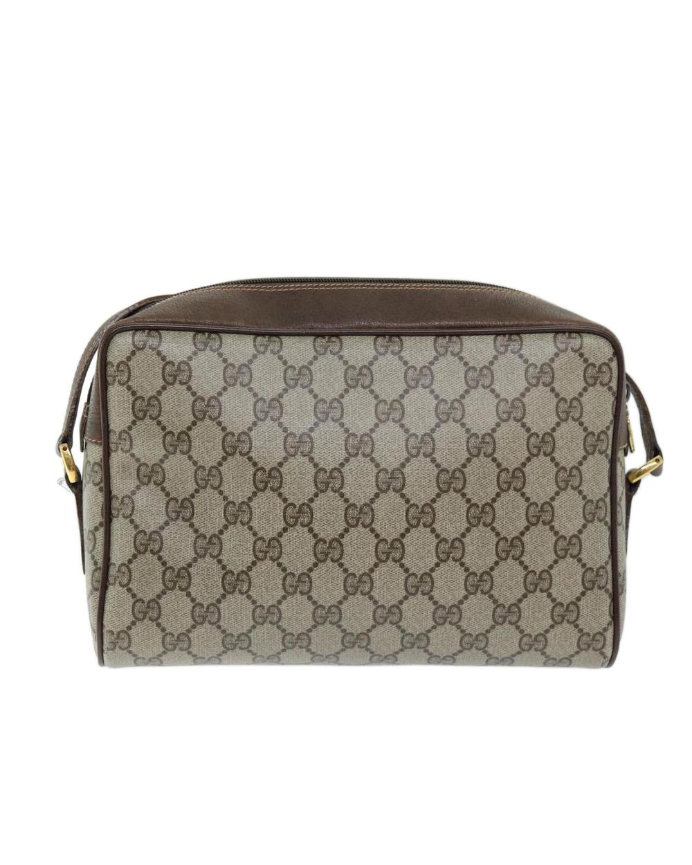 Beige Leather Gucci Shoulder Bag