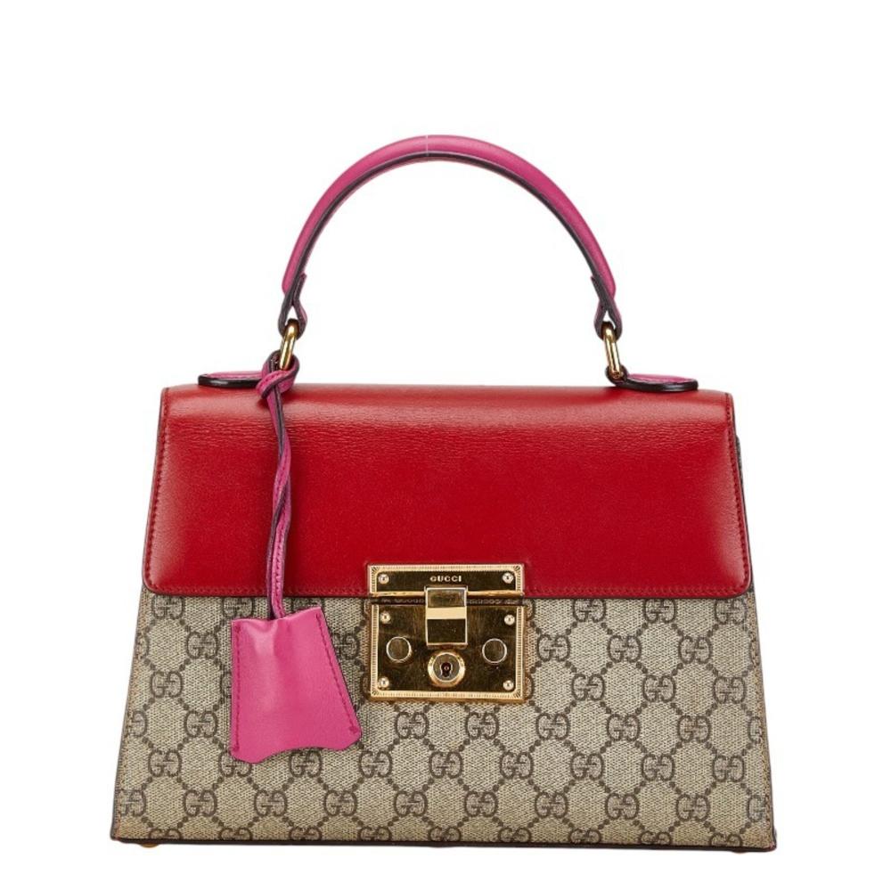 Beige Leather Gucci Shoulder Bag