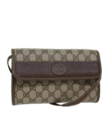 Beige Plastic Gucci Shoulder Bag