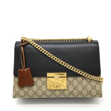 Beige Plastic Gucci Shoulder Bag