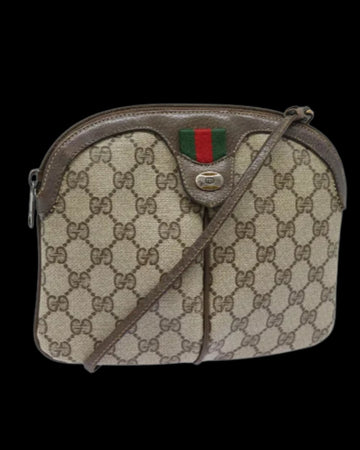 Beige Plastic Gucci Shoulder Bag