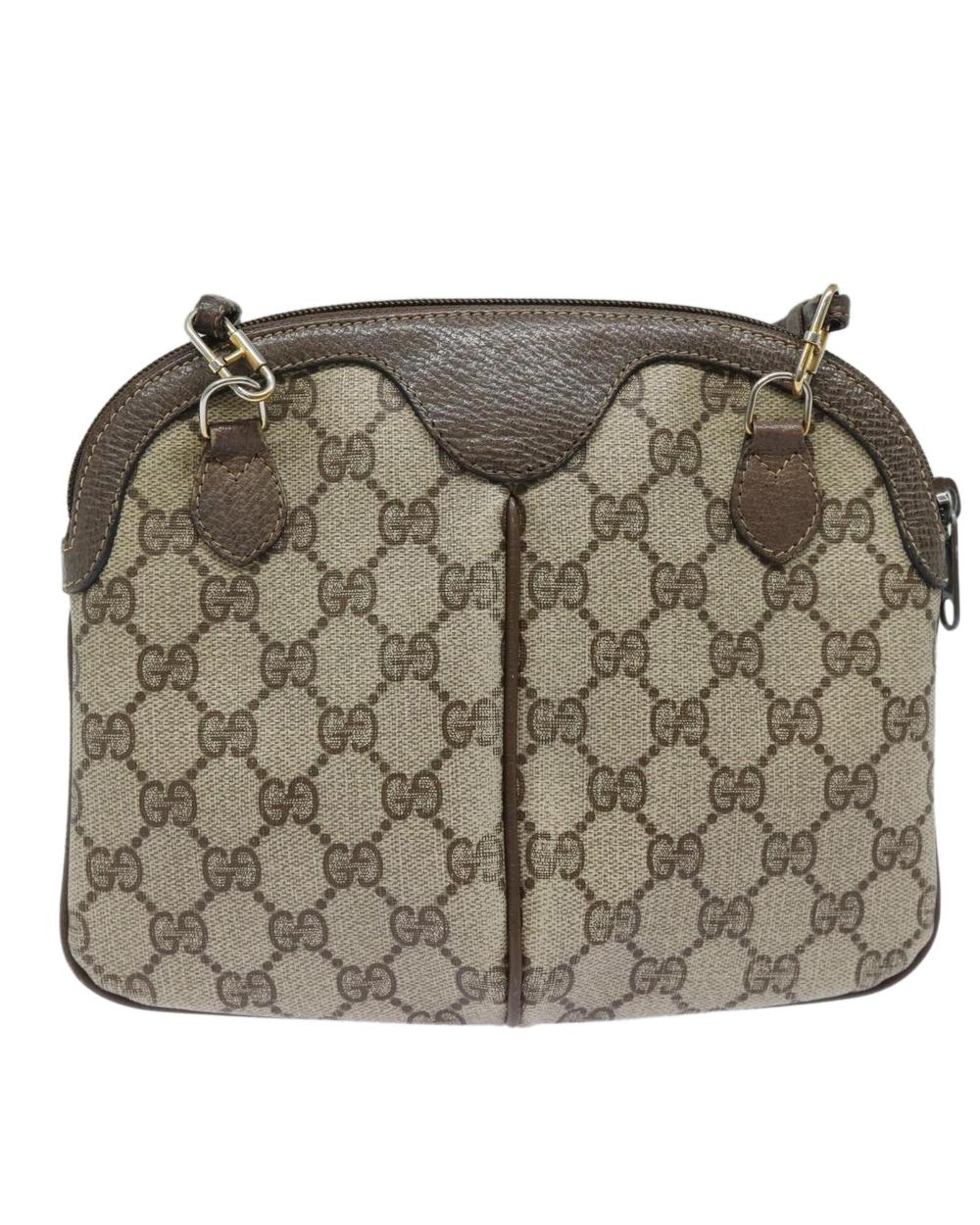 Beige Plastic Gucci Shoulder Bag