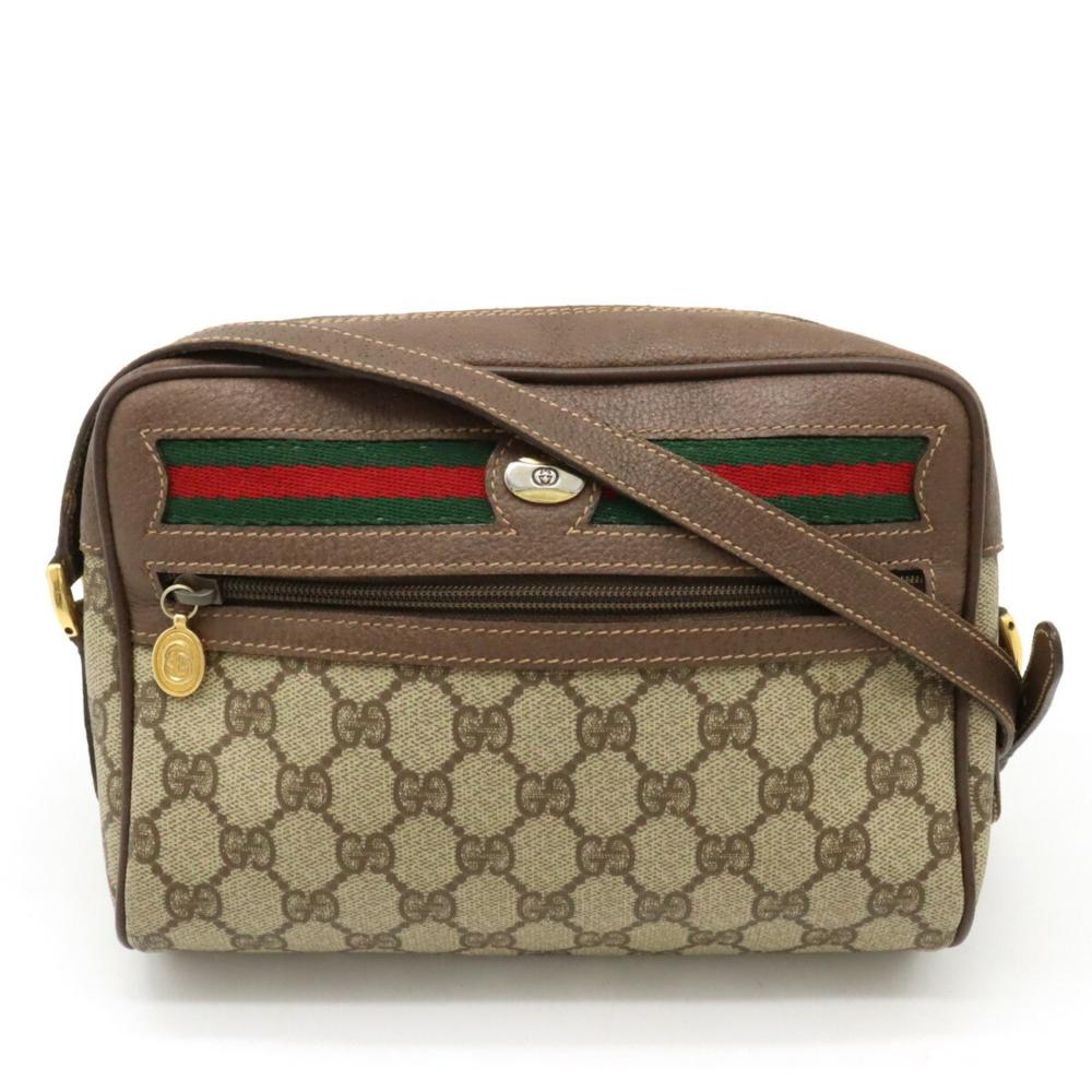 Beige Plastic Gucci Shoulder Bag