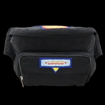Black Canvas Gucci Belt Bag