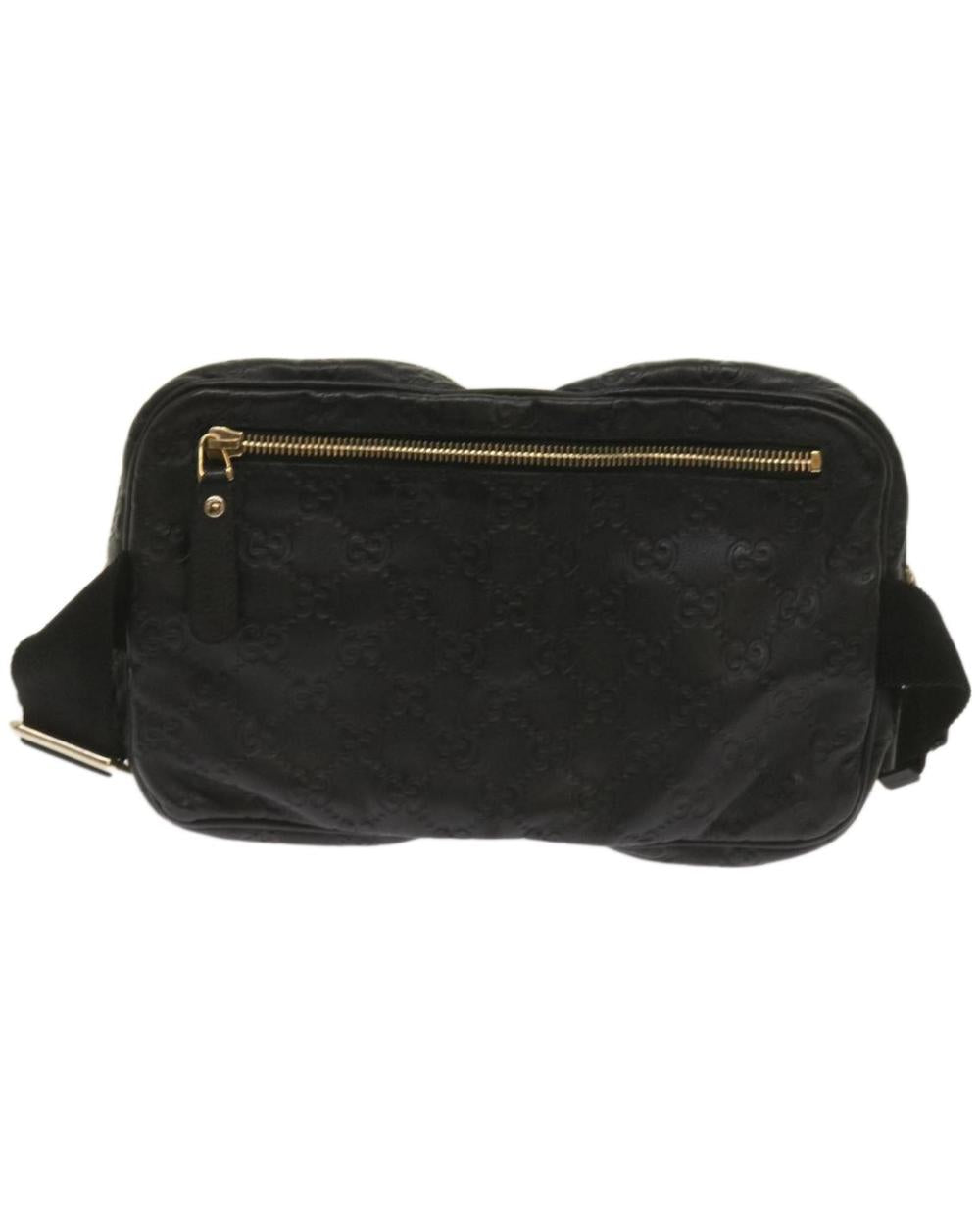 Black Canvas Gucci Belt Bag