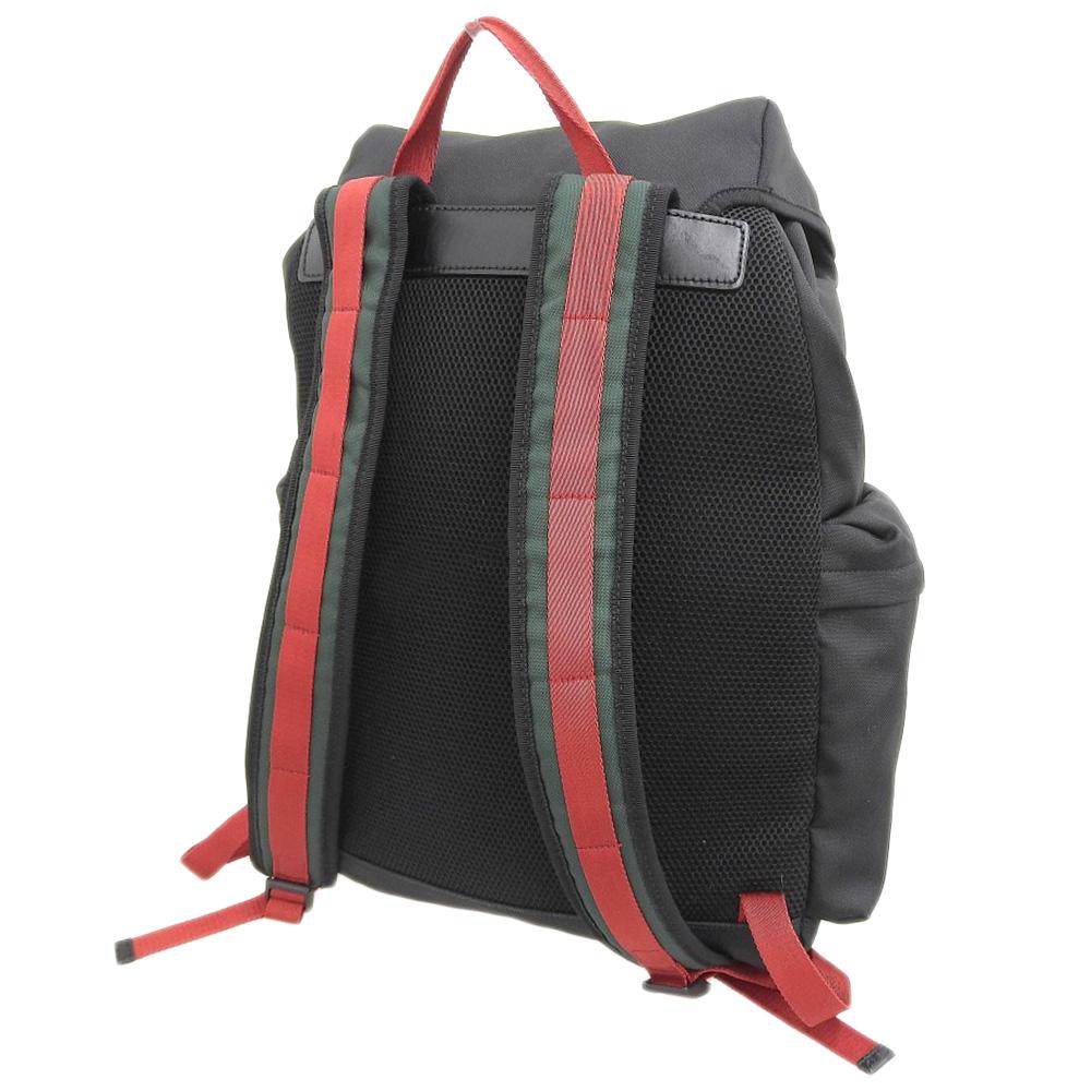 Black Canvas Gucci Backpack