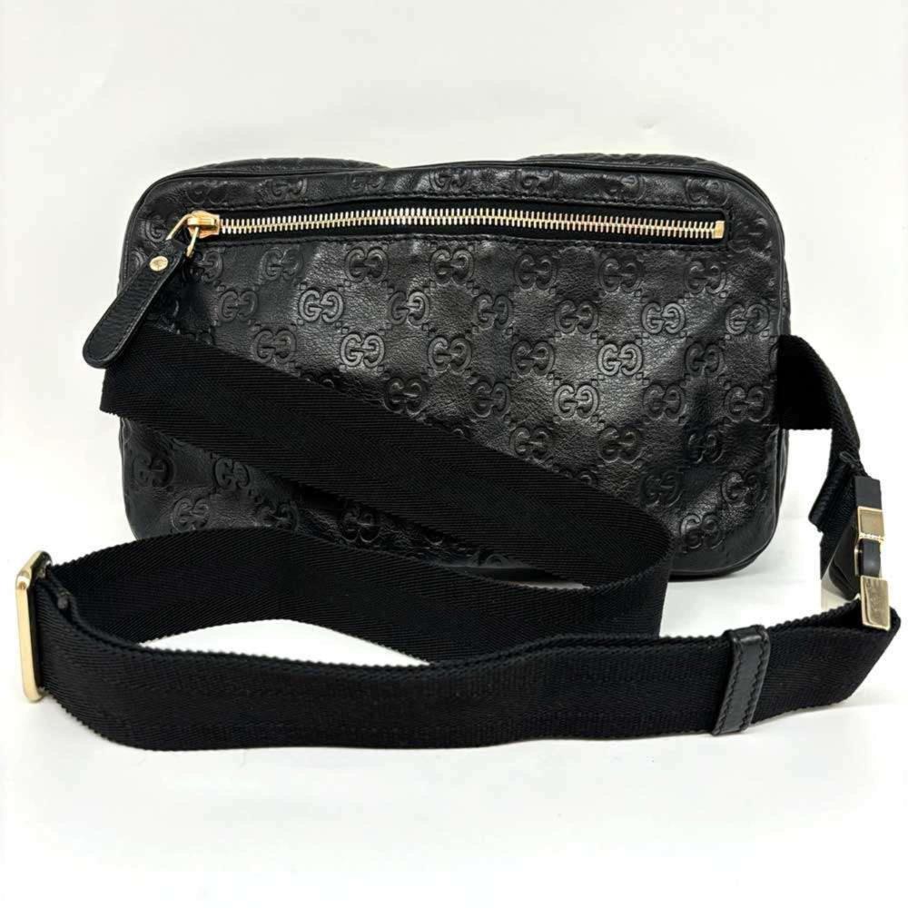 Black Canvas Gucci Belt Bag
