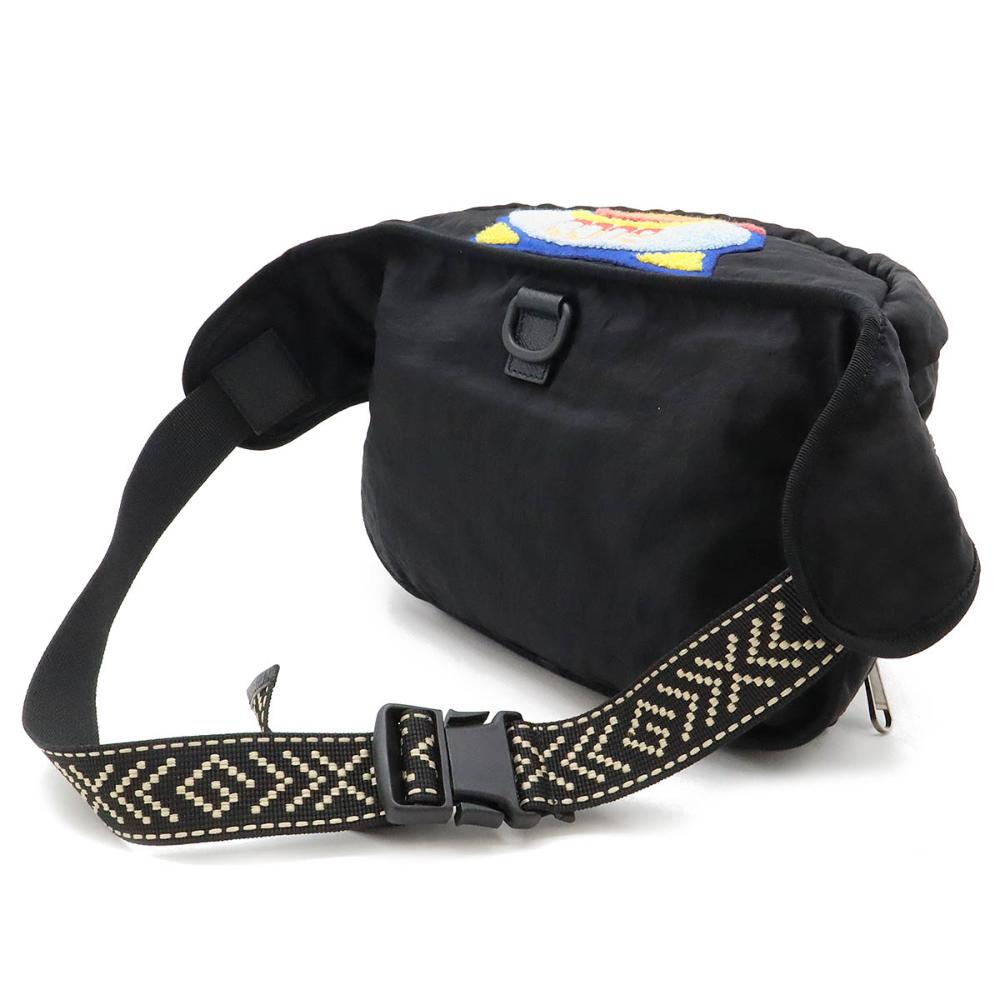 Black Canvas Gucci Belt Bag