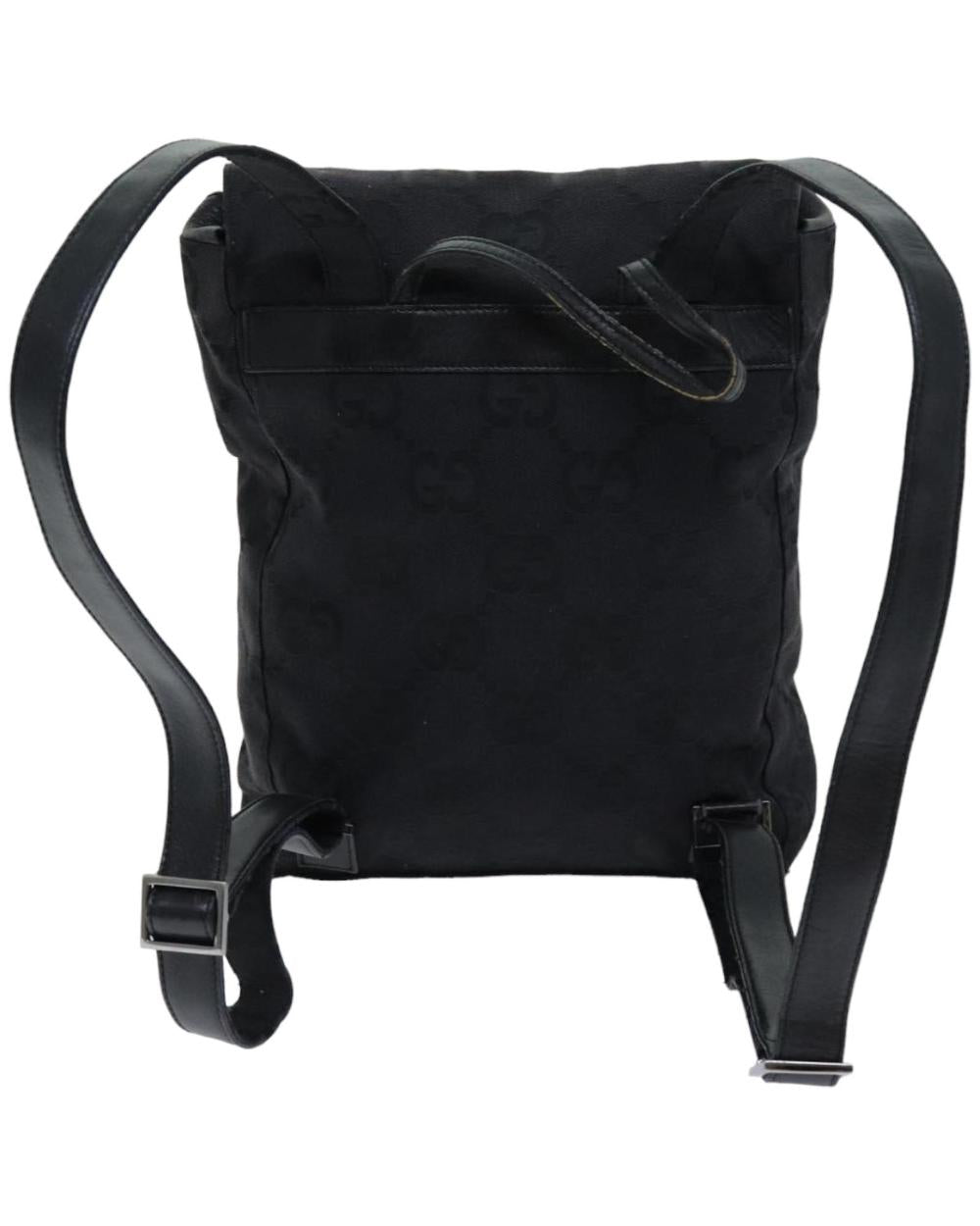 Black Canvas Gucci Backpack