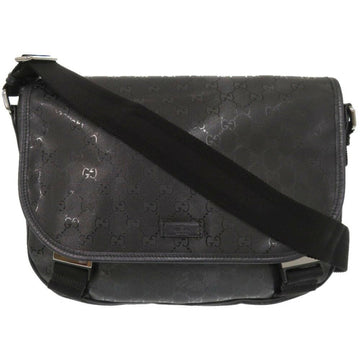 Black Canvas Gucci Crossbody Bag