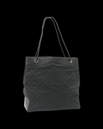 Black Canvas Gucci Handbag
