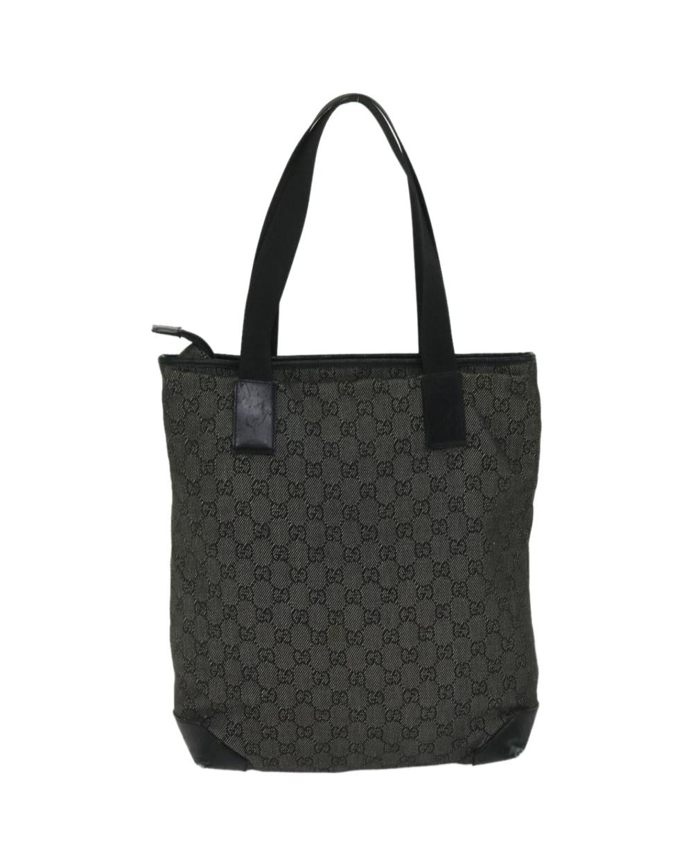 Black Canvas Gucci Handbag