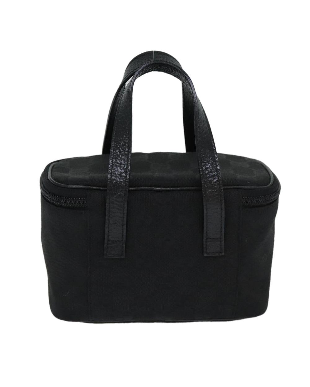 Black Canvas Gucci Handbag