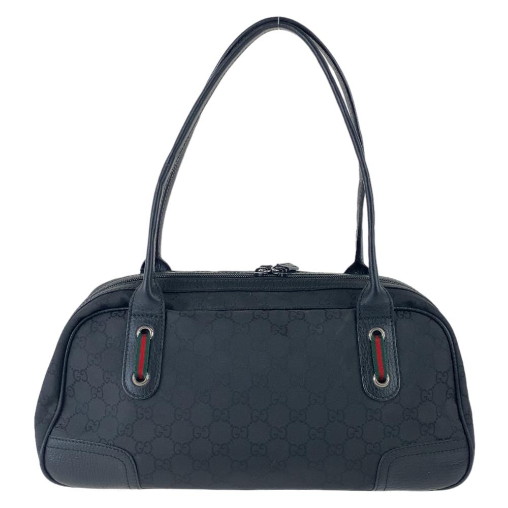Black Canvas Gucci Handbag