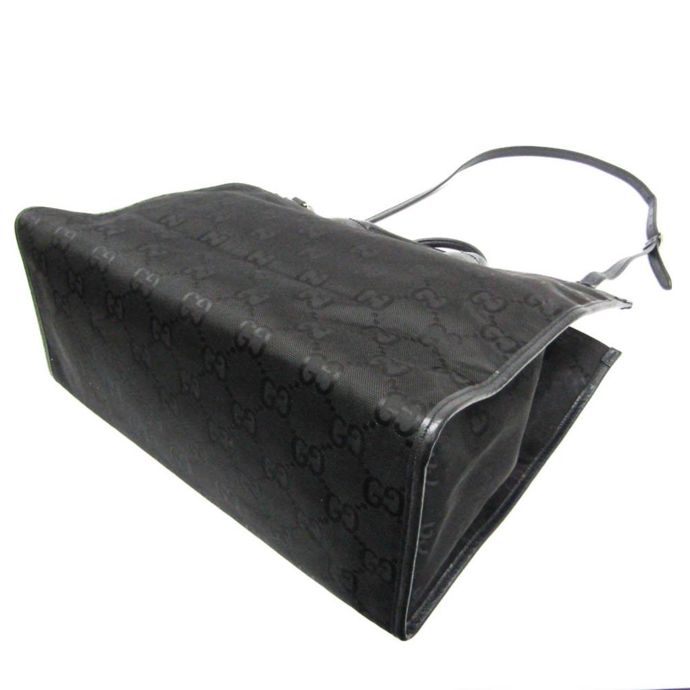 Black Canvas Gucci Handbag