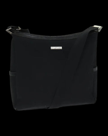 Black Canvas Gucci Shoulder Bag