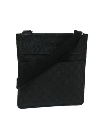 Black Canvas Gucci Shoulder Bag