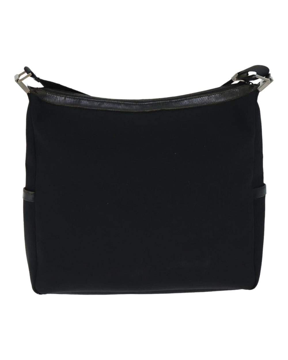Black Canvas Gucci Shoulder Bag