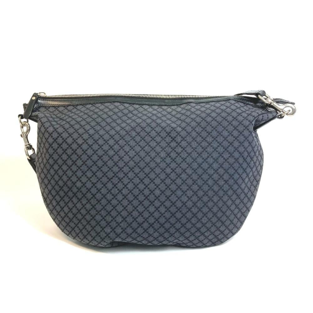 Black Canvas Gucci Shoulder Bag