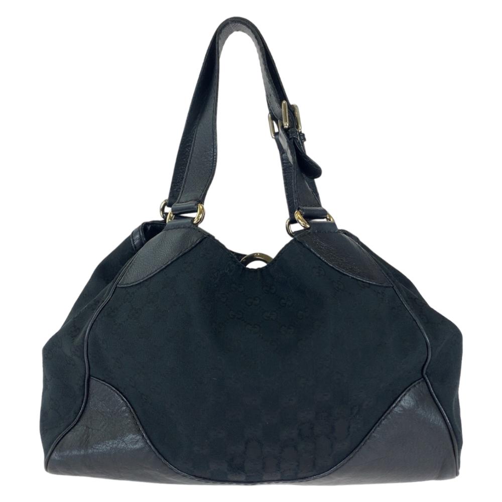 Black Canvas Gucci Tote