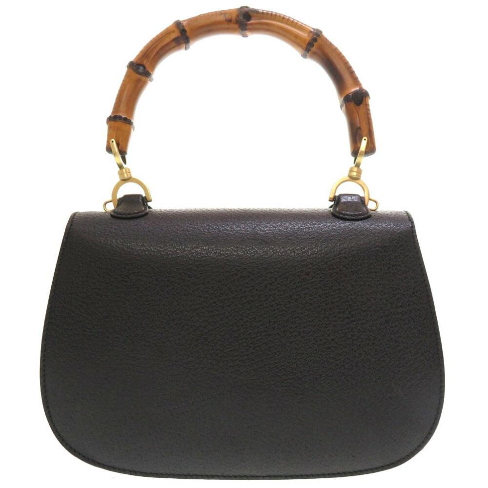 Black Fabric Gucci Bamboo