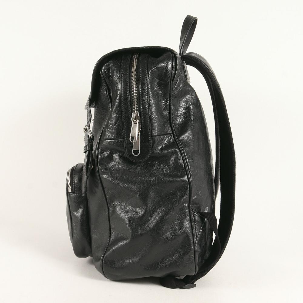 Black Fabric Gucci Backpack