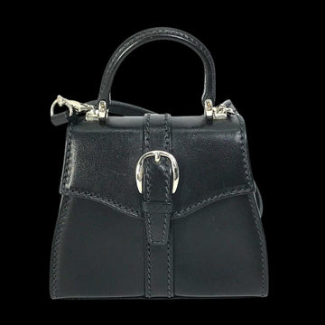 Black Leather Gucci Shoulder Bag