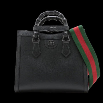 Black Leather Gucci Crossbody Bag