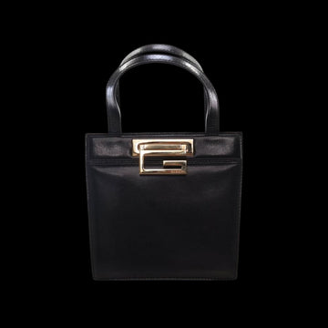 Black Leather Gucci Handbag