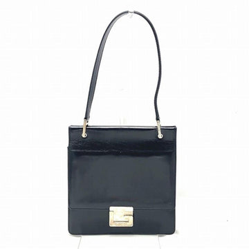 Black Leather Gucci Shoulder Bag