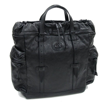 Black Leather Gucci Tote