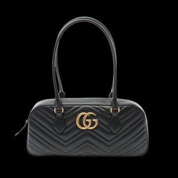 Black Leather Gucci Marmont