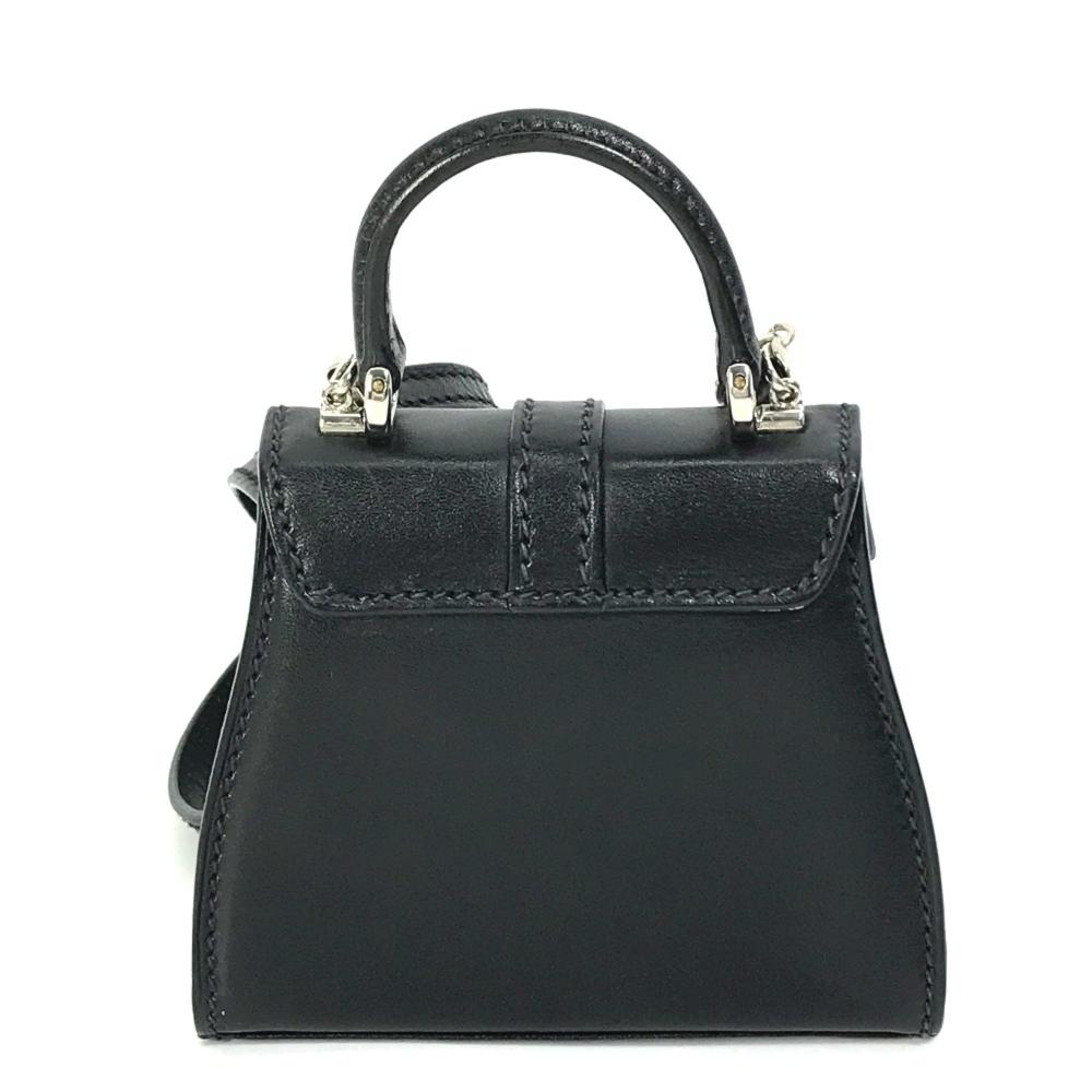 Black Leather Gucci Shoulder Bag