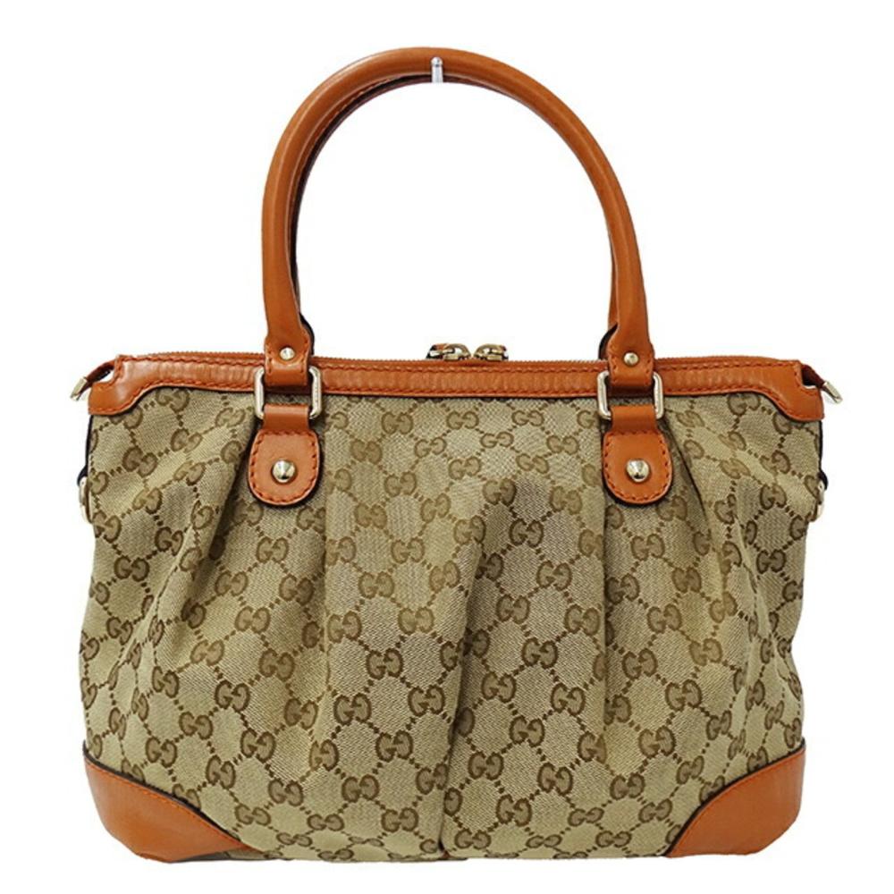 Black Leather Gucci Handbag