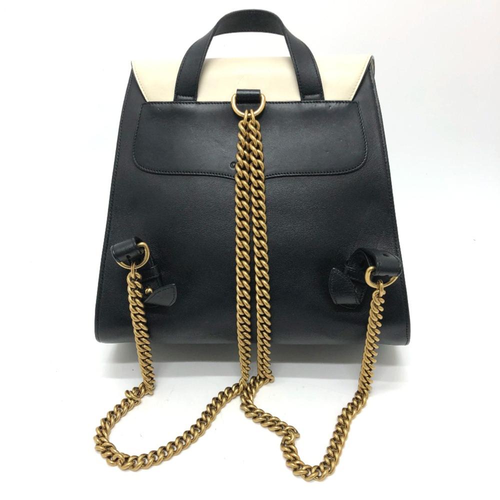 Black Leather Gucci Backpack