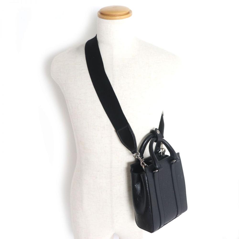 Black Leather Gucci Tote