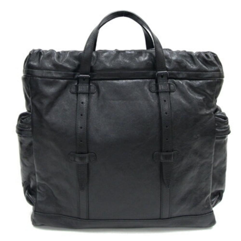 Black Leather Gucci Tote