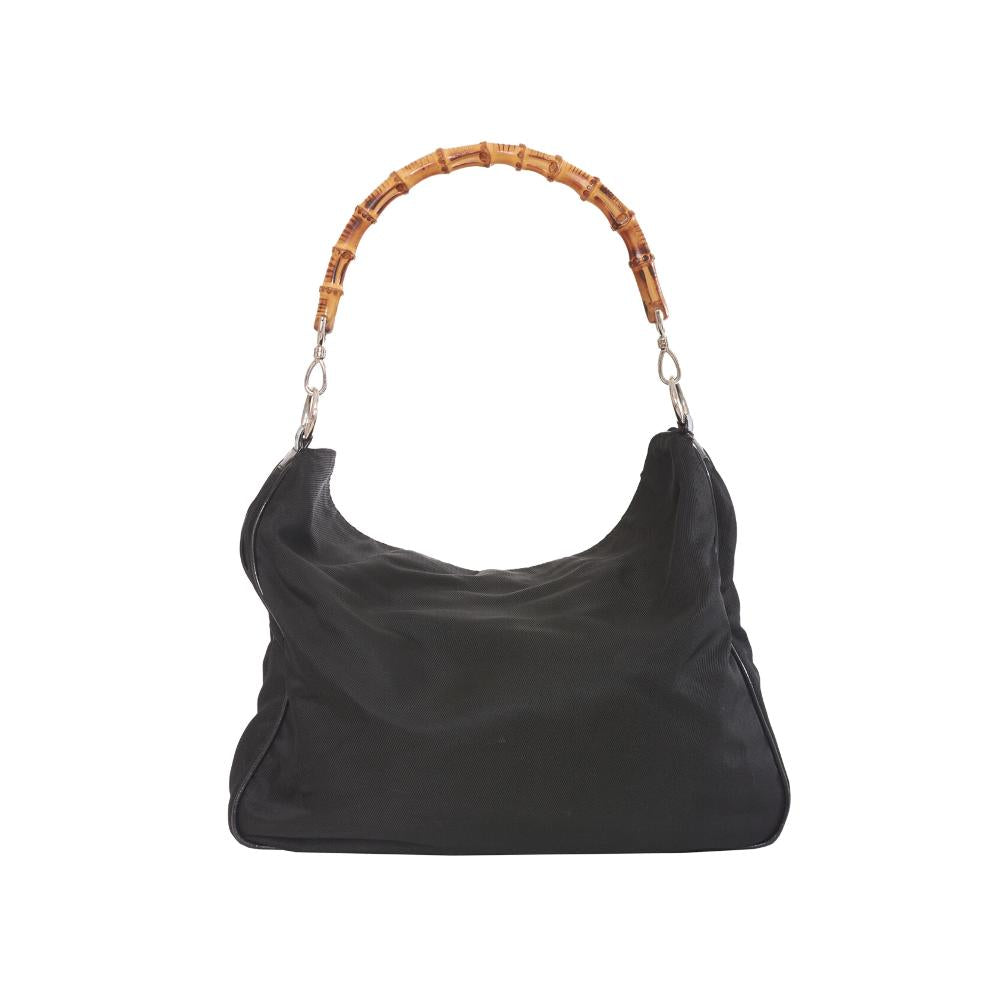 Black Leather Gucci Bamboo