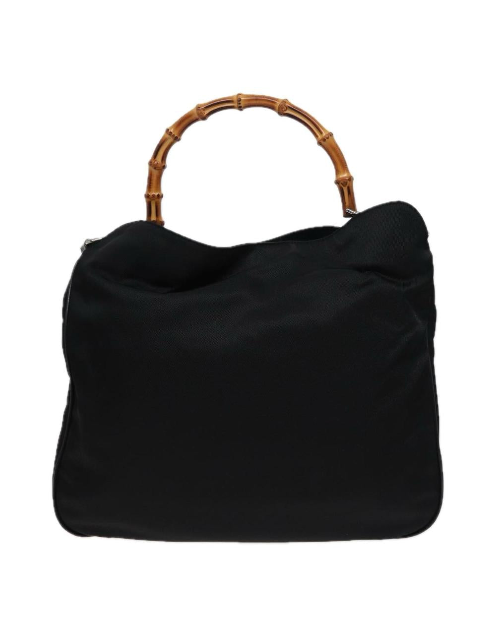 Black Nylon Gucci Bamboo