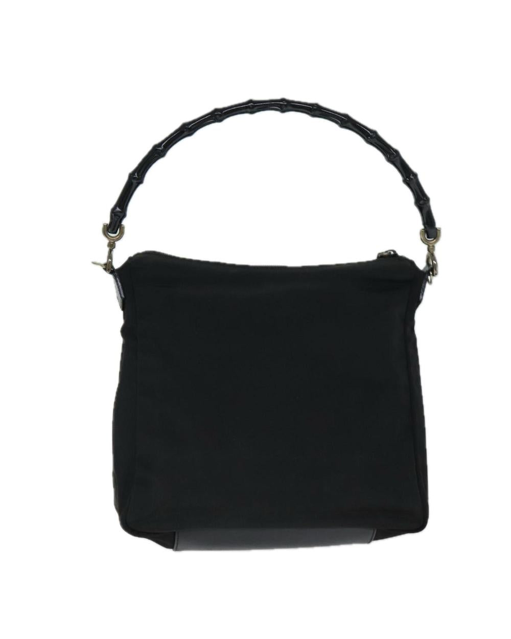 Black Nylon Gucci Bamboo
