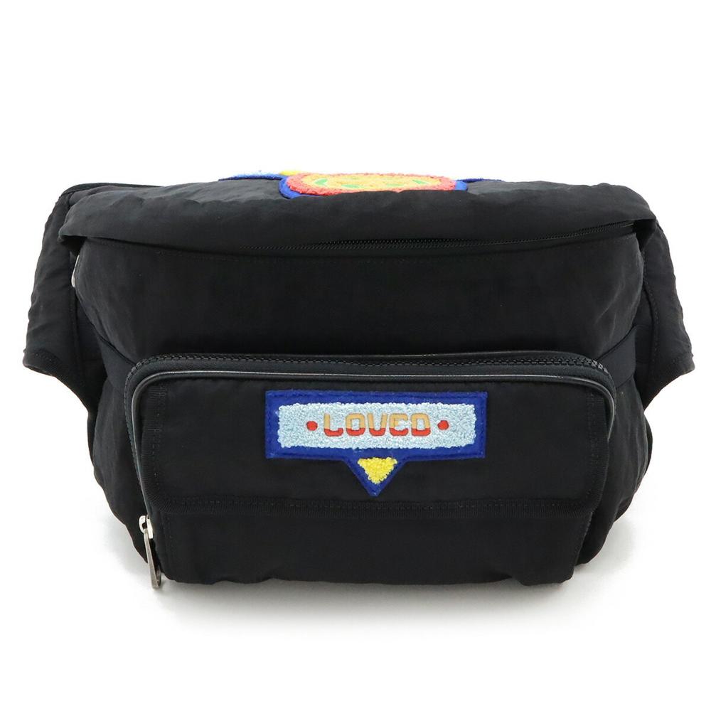 Black Nylon Gucci Backpack