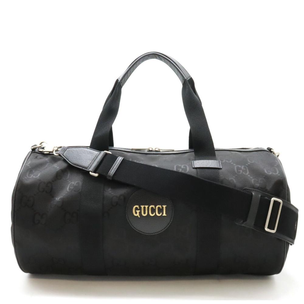Black Nylon Gucci Boston Bag