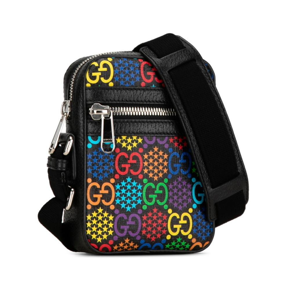Black Plastic Gucci Shoulder Bag