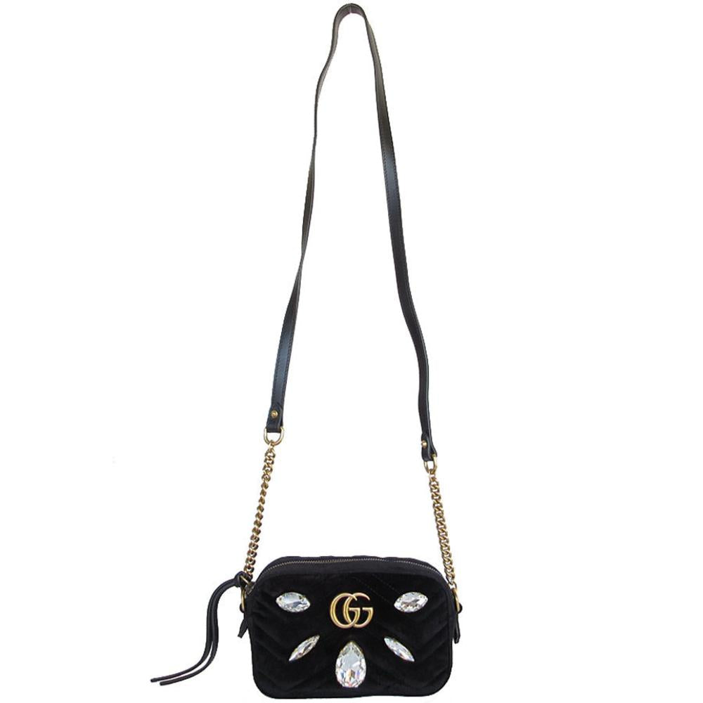 Black Velvet Gucci Marmont