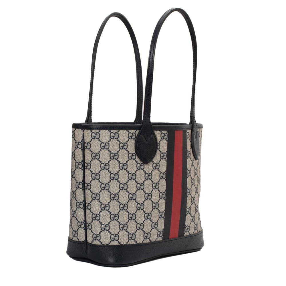 Blue Canvas Gucci Handbag