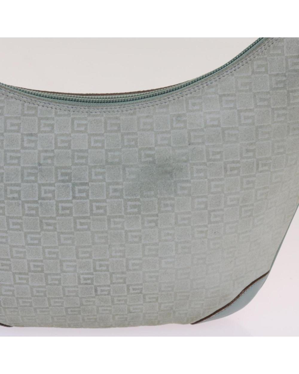 Blue Canvas Gucci Shoulder Bag