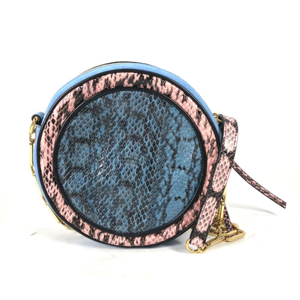 Blue Canvas Gucci Shoulder Bag