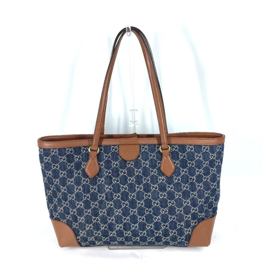 Blue Denim Gucci Tote