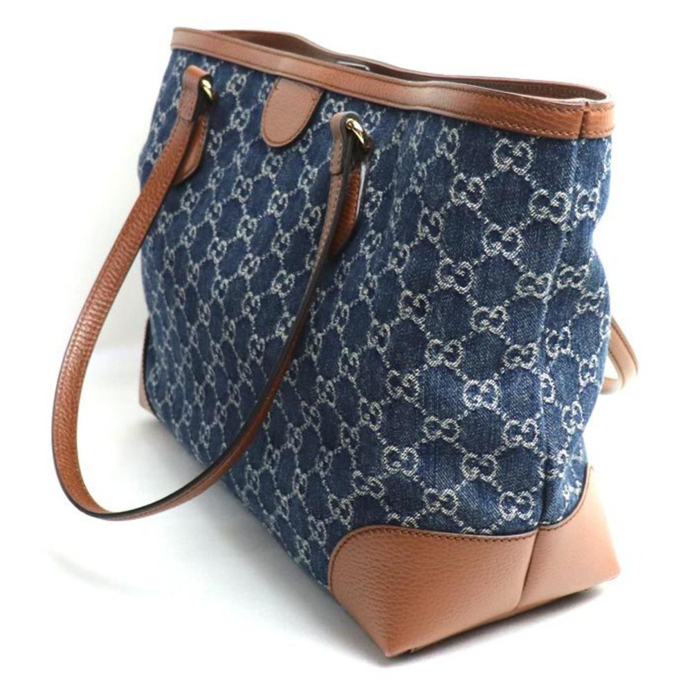 Blue Denim Gucci Tote