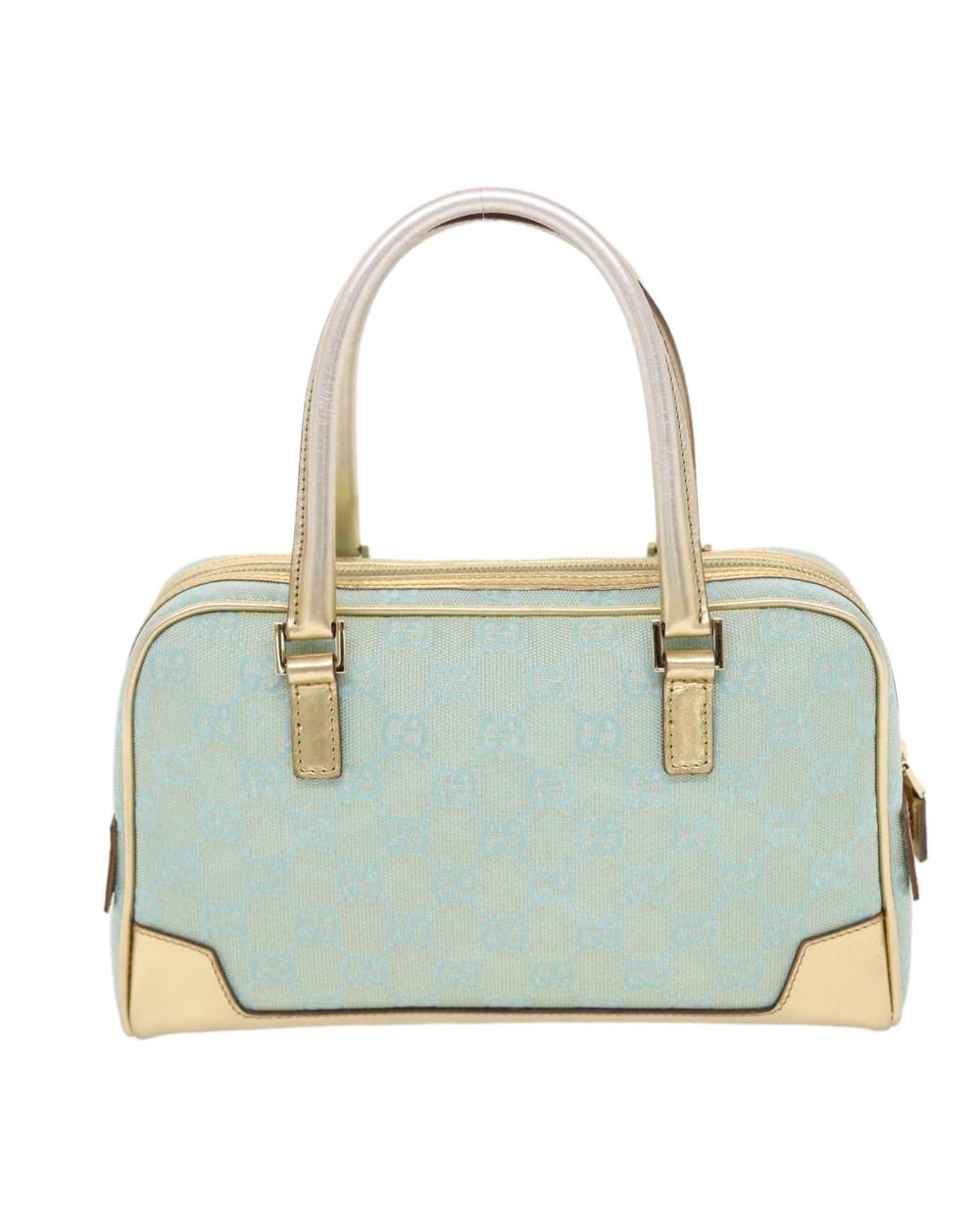 Blue Leather Gucci Handbag